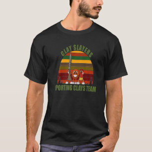 Spaß Noveltät Ton Taube Team Ton Vernichter SPORT T-Shirt
