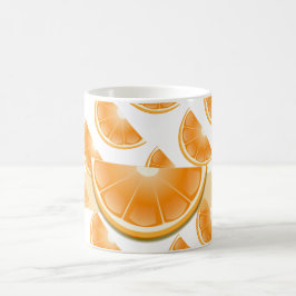 Spaß Orange Art Tasse! Kaffeetasse