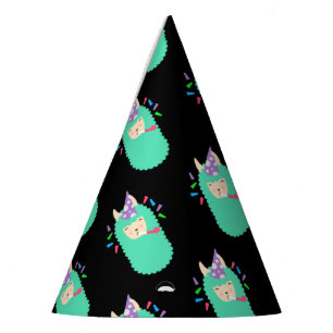 Spaß-Party Emoji Lama Partyhütchen