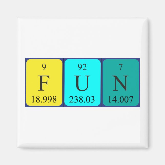 Spaß Periodenmagnet Magnet (Vorne)