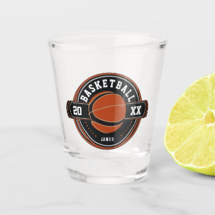 Spaß Personalisiert Basketball Thema Schnapsglas