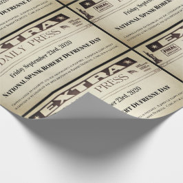 Spaß Personalisierte Zeitung Geschenkpapier