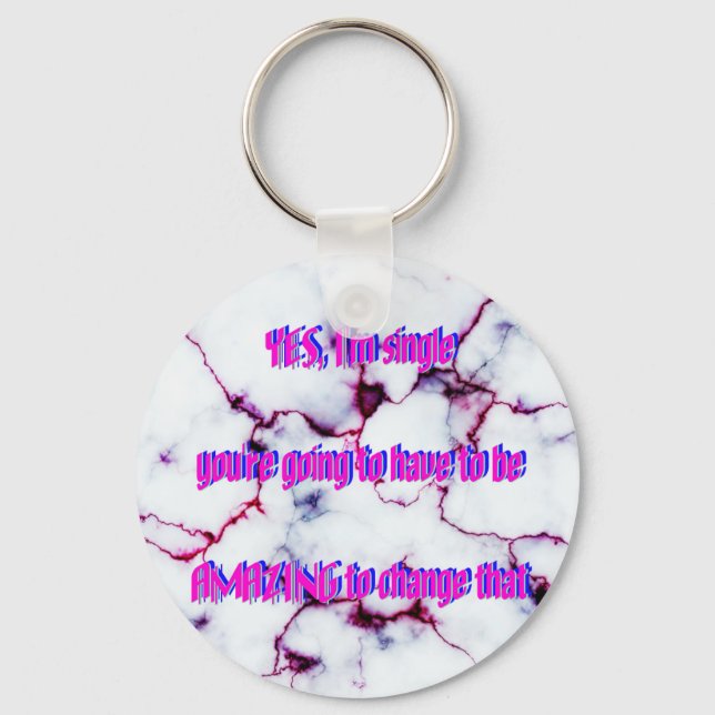 SPASS - PHANTASTISCH & SINGLE SCHLÜSSELANHÄNGER (Vorderseite)