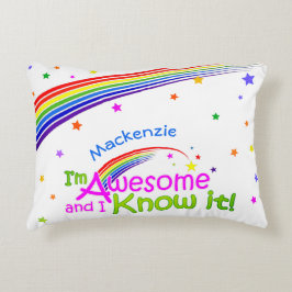 Spaß PHANTASTISCH und ich kenne es mit Rainbow auf Dekokissen