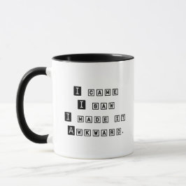 Spaß Phantastische Trendy Typografie Awkward Cowor Tasse