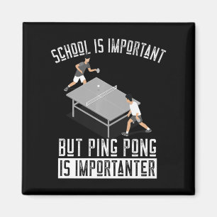 Spaß Ping Pong Player Tischtennis Geschenk Magnet