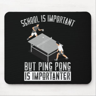 Spaß Ping Pong Player Tischtennis Geschenk Mousepad