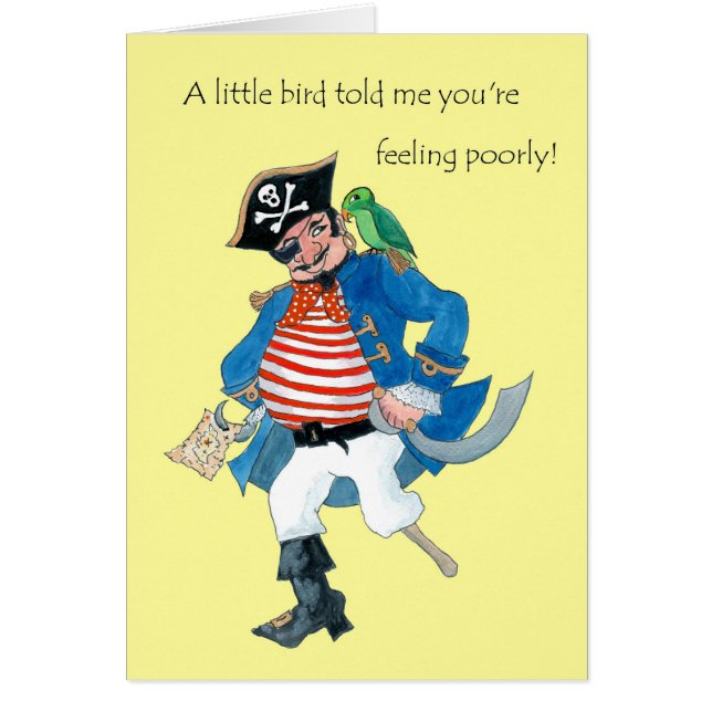 Spaß Piraten und Papagei für Kinder gut machen (Vorne)