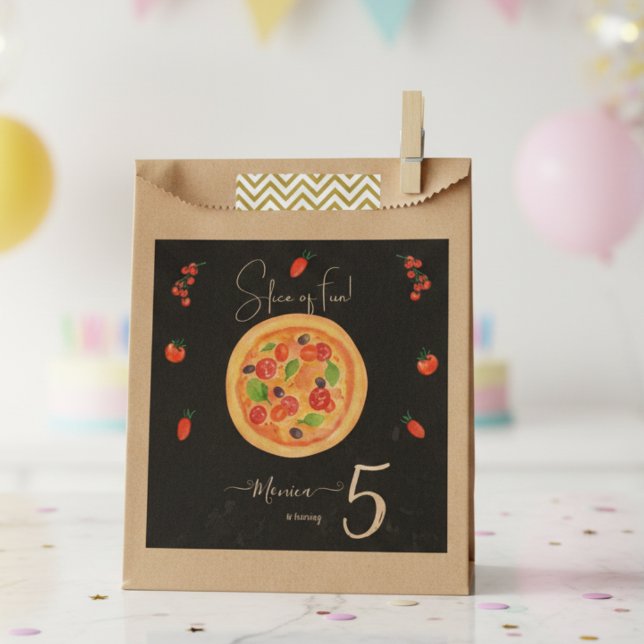 Spaß, Pizza zum Geburtstag Geschenktütchen (Von Creator hochgeladen)