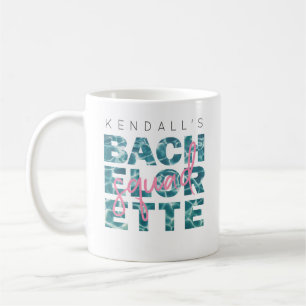 Spaß-Pool und tropisches Bachelorette Kaffeetasse