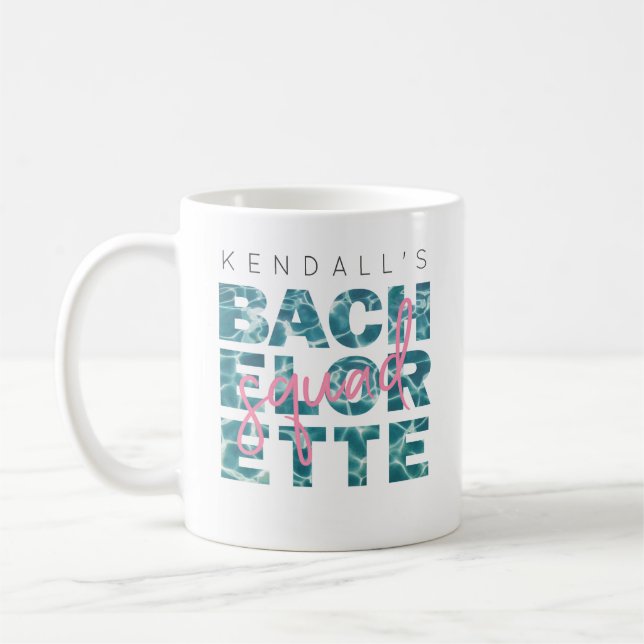 Spaß-Pool und tropisches Bachelorette Kaffeetasse (Links)