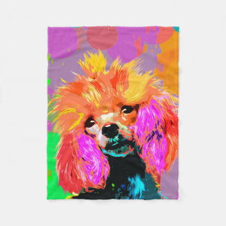 Spaß Pop Spielzeug Poodle Fleecedecke