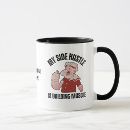 Spaß POPEYE Mein Seitenhieb ist Gebäude Muskel Tasse