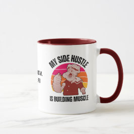 Spaß POPEYE Mein Seitenhieb ist Gebäude Muskel Tasse