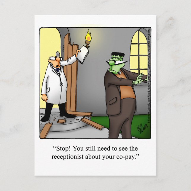 Spaß-Postkarte "Spectickles" Postkarte (Vorderseite)