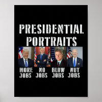 Spaß Presidential Portraits Trump Obama Biden Cli