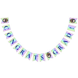 Spaß, Regenbogen Farbige Streifen Abschluss Foto Wimpelkette