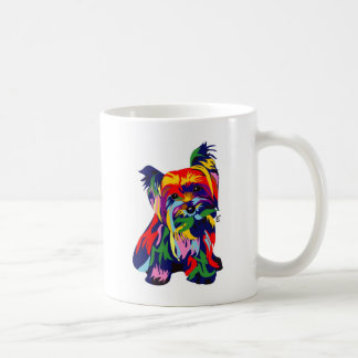 Spaß-Regenbogen Yorkie Kaffeetasse