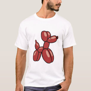 Spaß, roter Ballonhundeentwurf T-Shirt