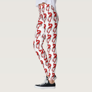Spaß-roter Panzerkrebs-Entwurf Leggings