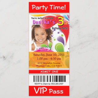 Spaß scherzt das VIP-Karten-Foto-Party (rot) Einladung