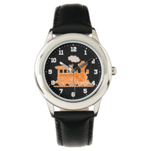 Spaß scherzt Orange und rote Zugarmbanduhr Armbanduhr