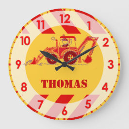 Spaß scherzt Traktorgräber-Wanduhr Große Wanduhr