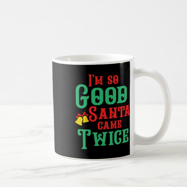 Spaß Schmutzig Unanständig Unangemessen Weihnachte Kaffeetasse (Rechts)