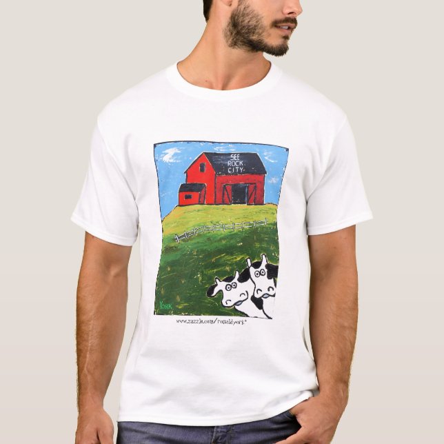 Spaß sehen Felsenstadtt-stück T-Shirt (Vorderseite)