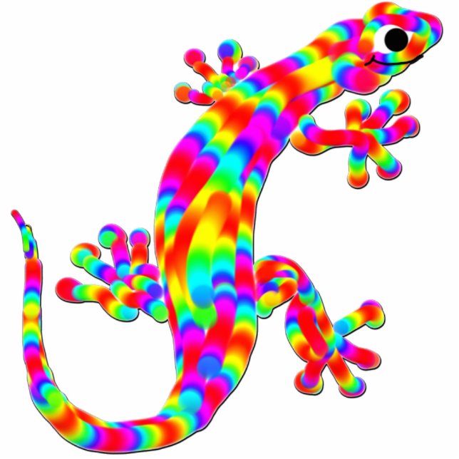 Spaß-Sidneysalamander-freie stehende Skulptur Freistehende Fotoskulptur (Vorne)