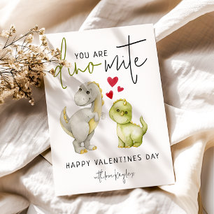 Spaß Sie sind Dino-Mite Valentinstag Feiertagskarte