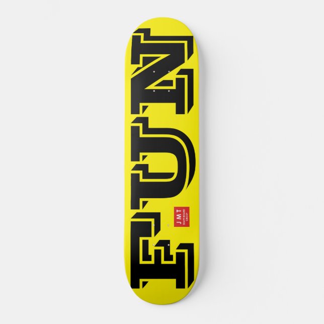 Spaß Skateboard (Vorderseite)