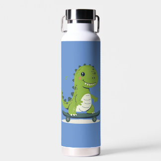 Spaß Skateboarding Dinosaurier Trinkflasche
