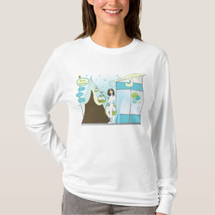 Spaß-Ski-Häuschen T-Shirt