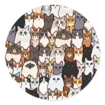 Spaß so viele Katzen und Kätzchen Collage
