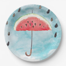 Spaß Sommer Frische Melon Frucht Regen