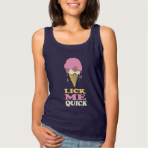 Spaß Sommereis schmelzen lecken mich schnell Shirt