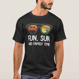 Spaß Sonne und Familienzeit für Familienurlaub 2 T-Shirt