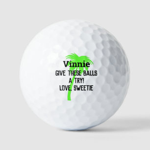Spaß Spaß personalisierte benutzerdefinierte Golfb Golfball