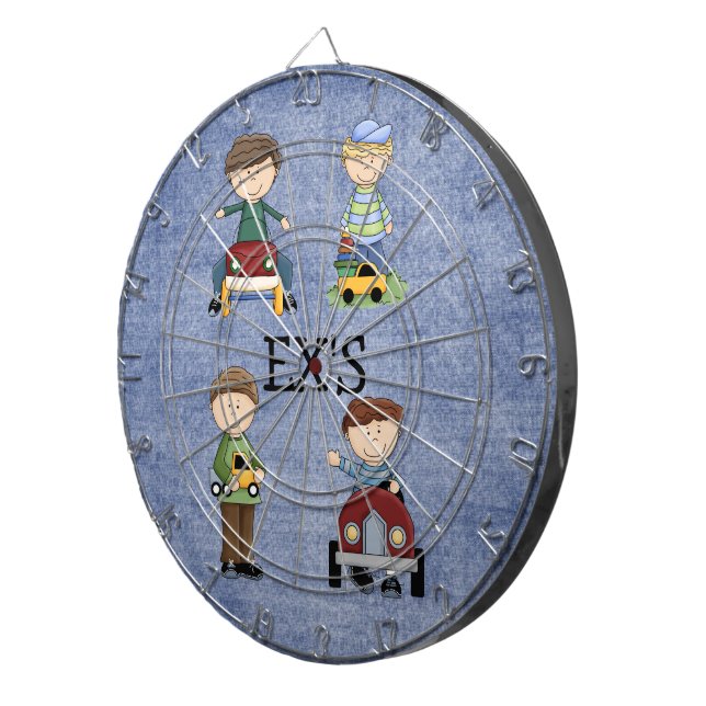 Spaß-Spaß-Pfeil-Brett-Bild-Fotos ex Dartscheibe (Vorderseite rechts)