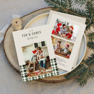 Spaß & Spiele Weihnachten Personalisiert mit 3 F