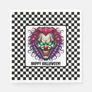 Spaß Spooky Clown Halloween Papier Napkin Serviette