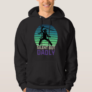 Spaß Stille, aber Dadly Vater Joke Meme Vatertag Hoodie