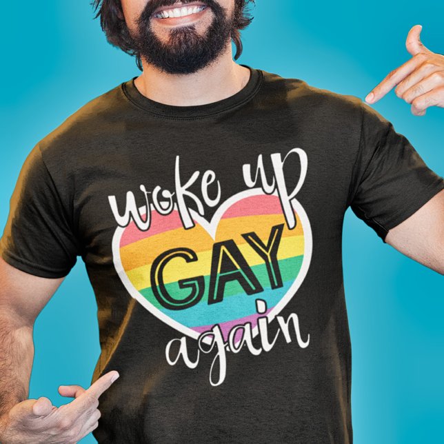 Spaß Stolz Monatslgbt weckte wieder schwul T-Shirt (Von Creator hochgeladen)