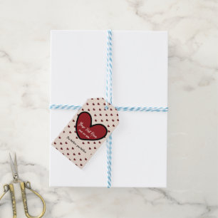 Spaß-Stylist Sweet Heart Partybedarfsvorlage Geschenkanhänger