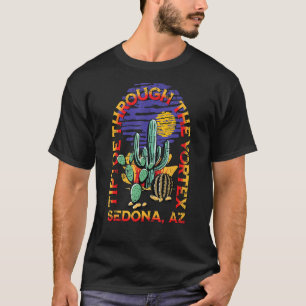 Spaß Tiptoe durch den Vortex Sedona AZ gestört T-Shirt