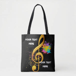Spaß Treble Clef musikalische Note. Bearbeitbarer