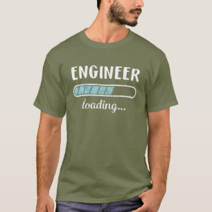 Spaß-Trendy-Position des Ingenieurs Loading Family T-Shirt