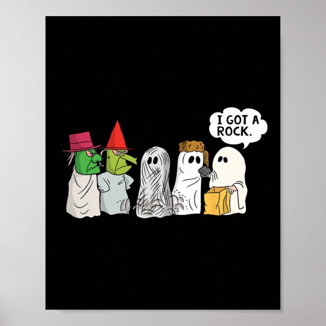 Spaß Trick oder Treat Halloween Ghost Kostüm Got i Poster (Vorne)