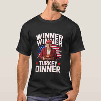 Spaß Trump Gewinner Türkei Abendessen Thanksgivi T-Shirt